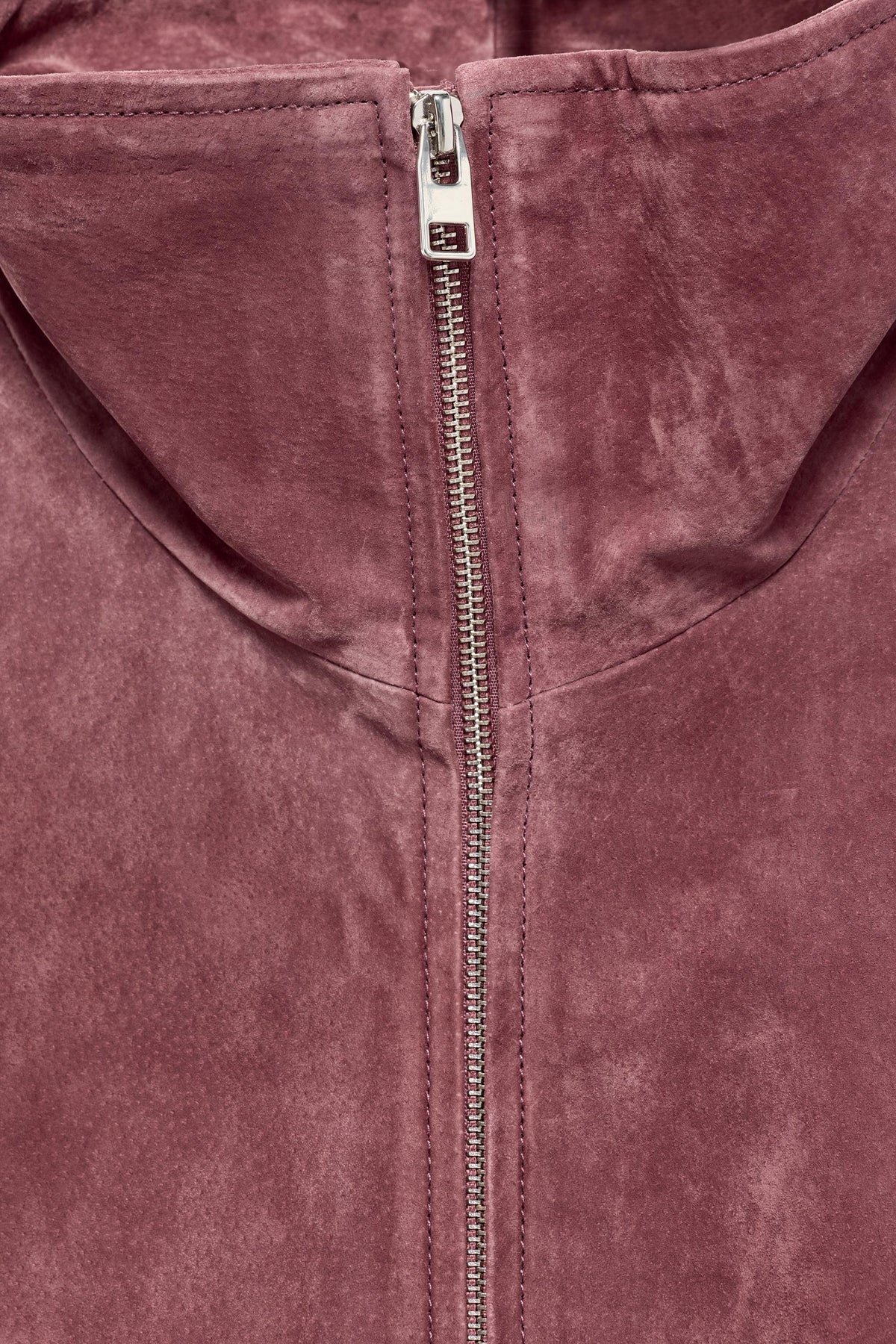 Nelia-Jacke Wildleder-Optik Washed Rosa