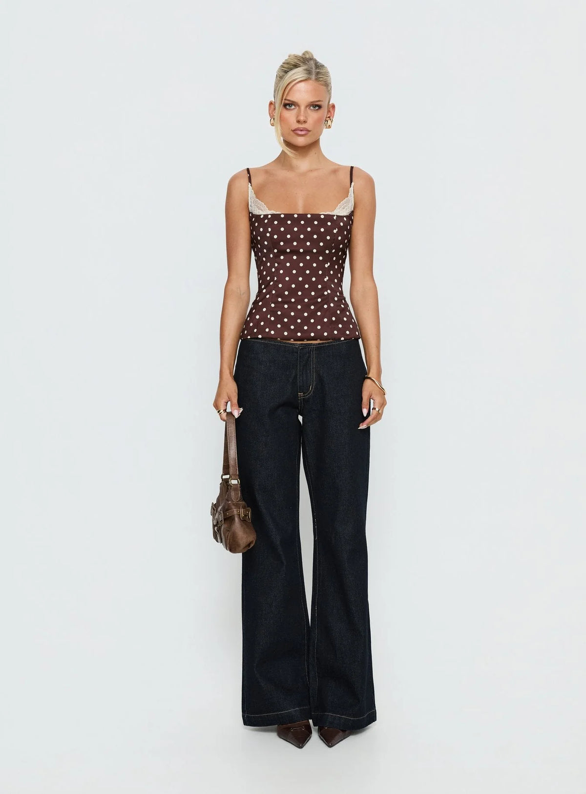 Romy Polka Dot Top