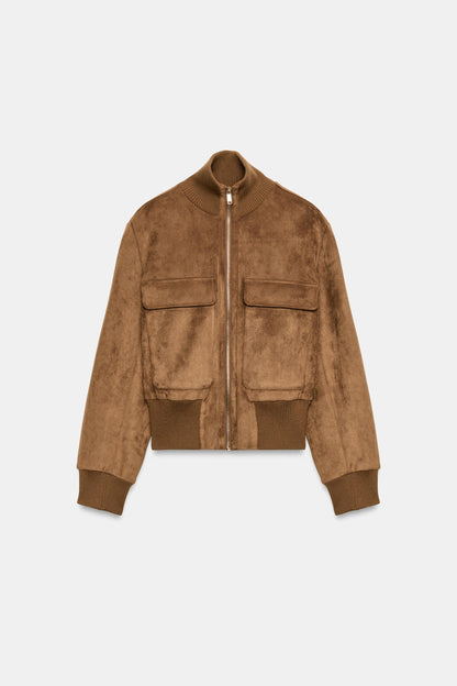 Nelia-Jacke Avelon in Wildlederoptik