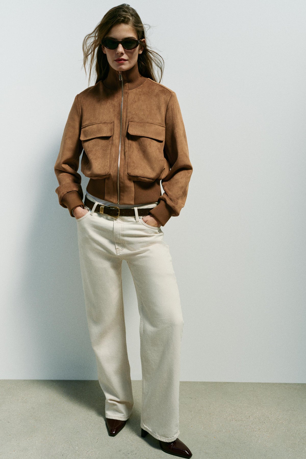 Nelia-Jacke Avelon in Wildlederoptik