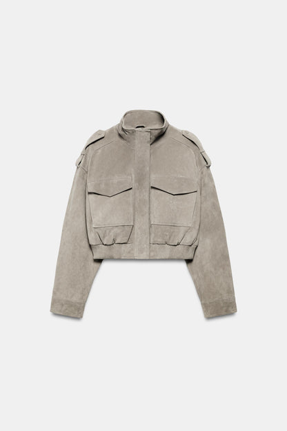 Nelia-Suede Jacket
