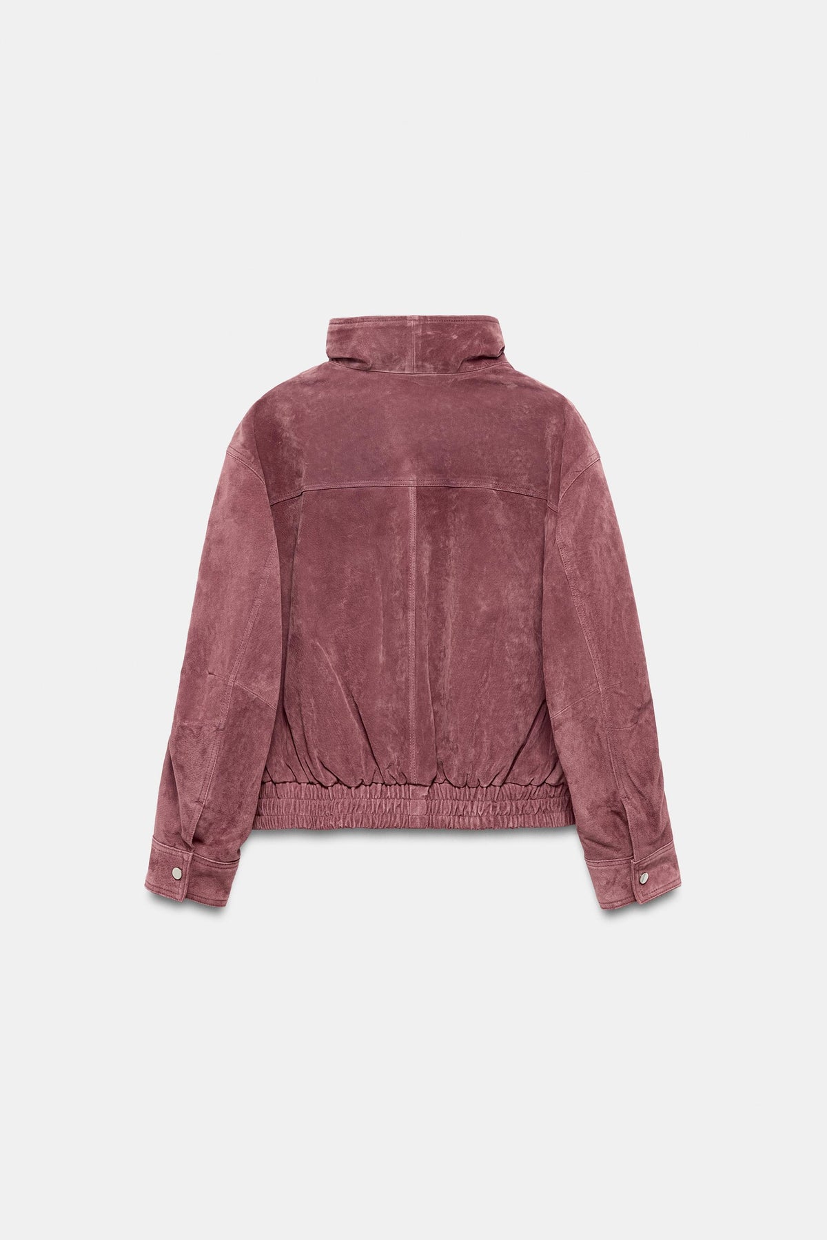 Nelia-Jacke Wildleder-Optik Washed Rosa