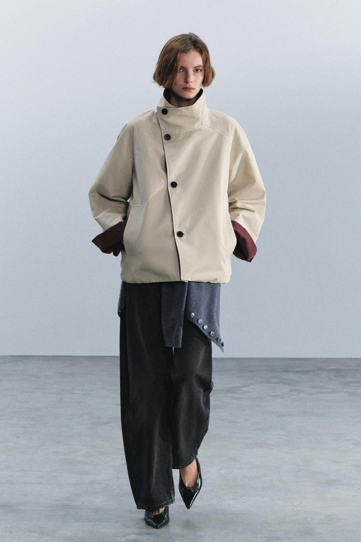 Nelia-Trench Reversibile