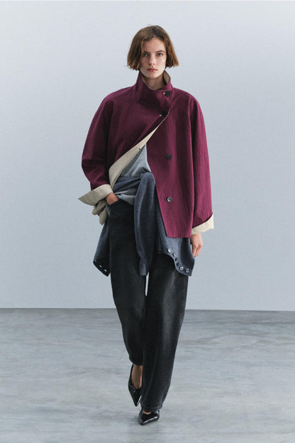 Nelia-Trench Reversibile