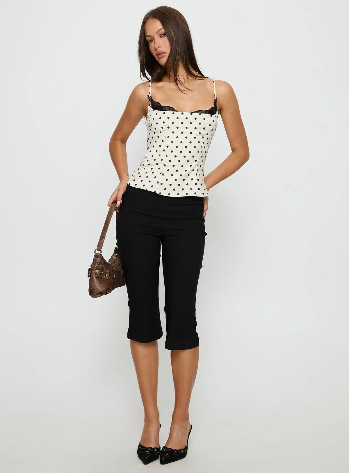 Audrey Polka Dot Top