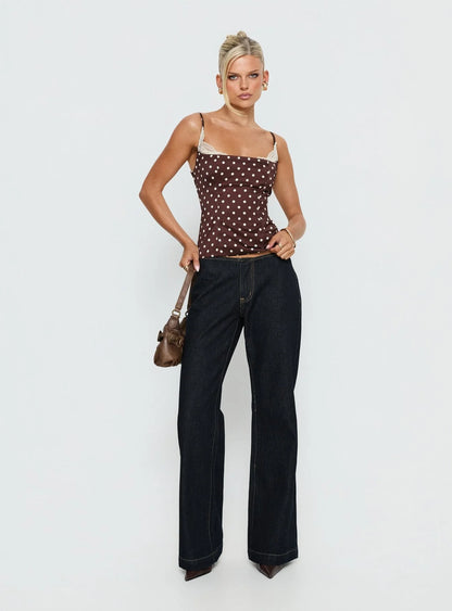Romy Polka Dot Top