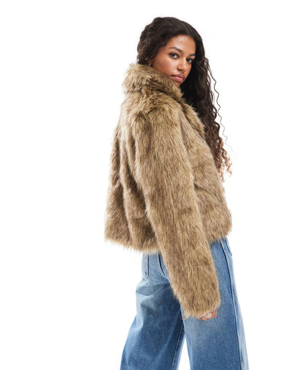 Nelia-Faux Fur Jacket