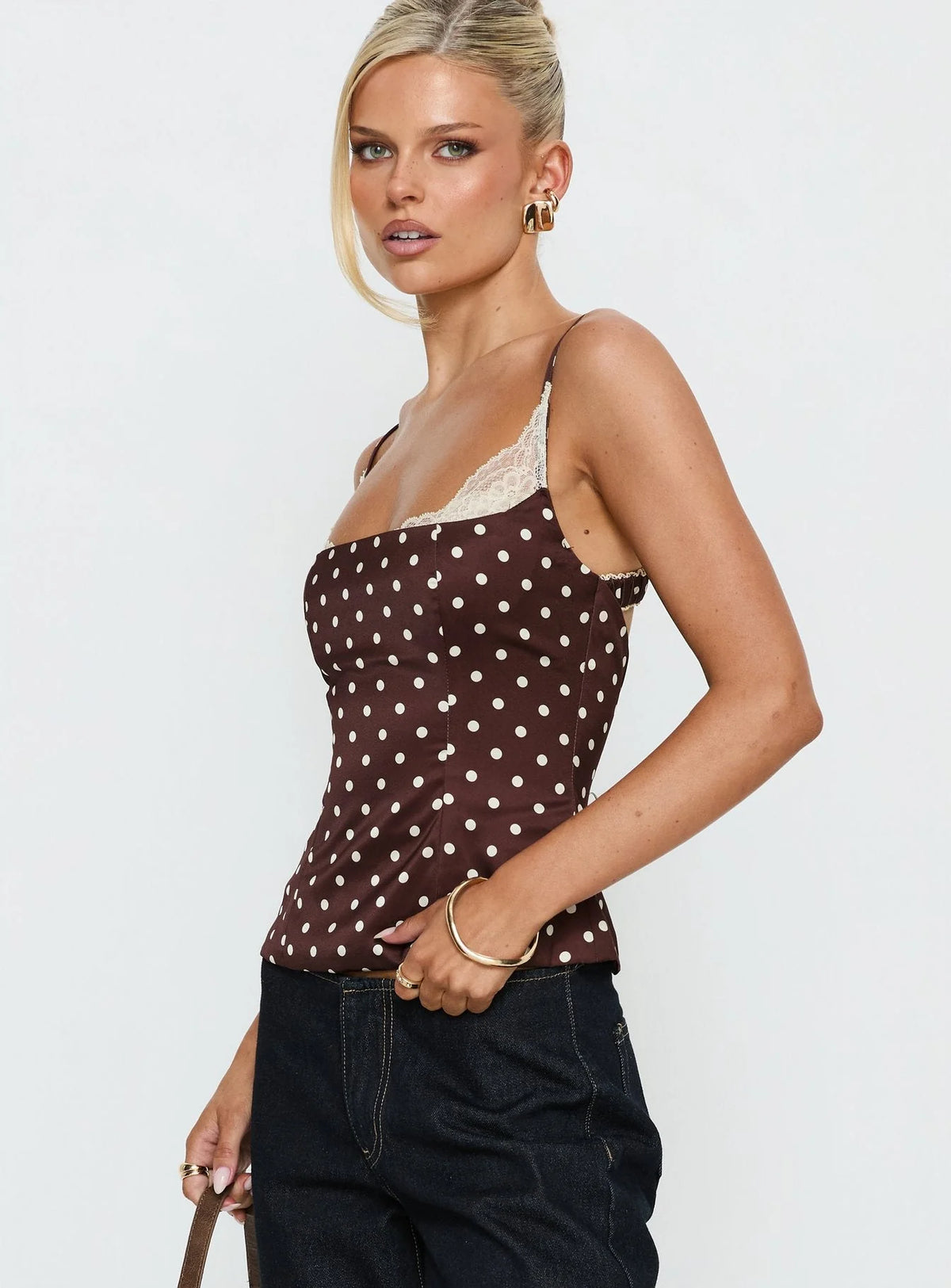 Romy Polka Dot Top