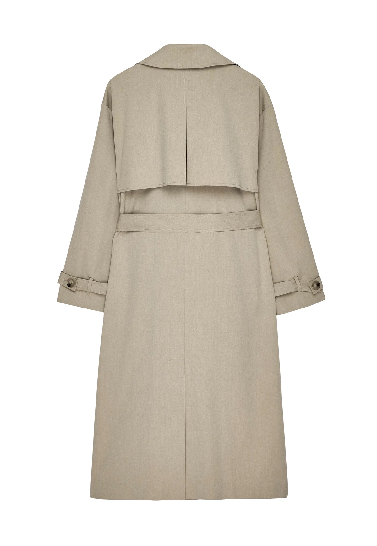 Nelia-Élysée Beige Trench Coat