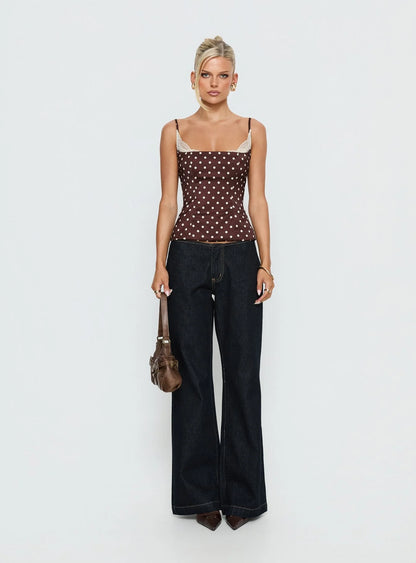 Romy Polka Dot Top