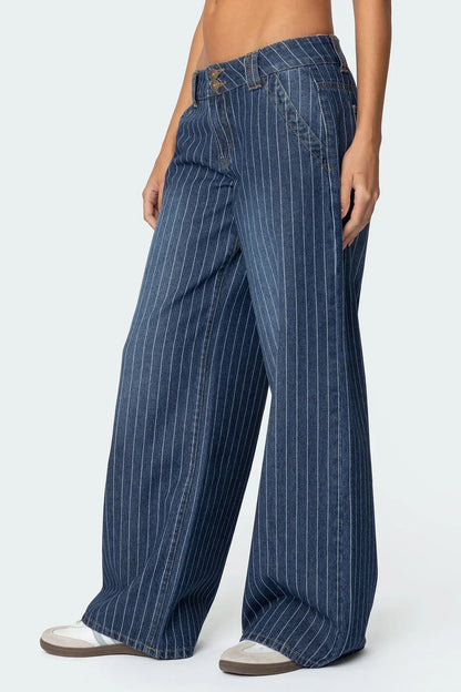 Jeans Soho a righe