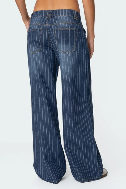 Jeans Soho a righe