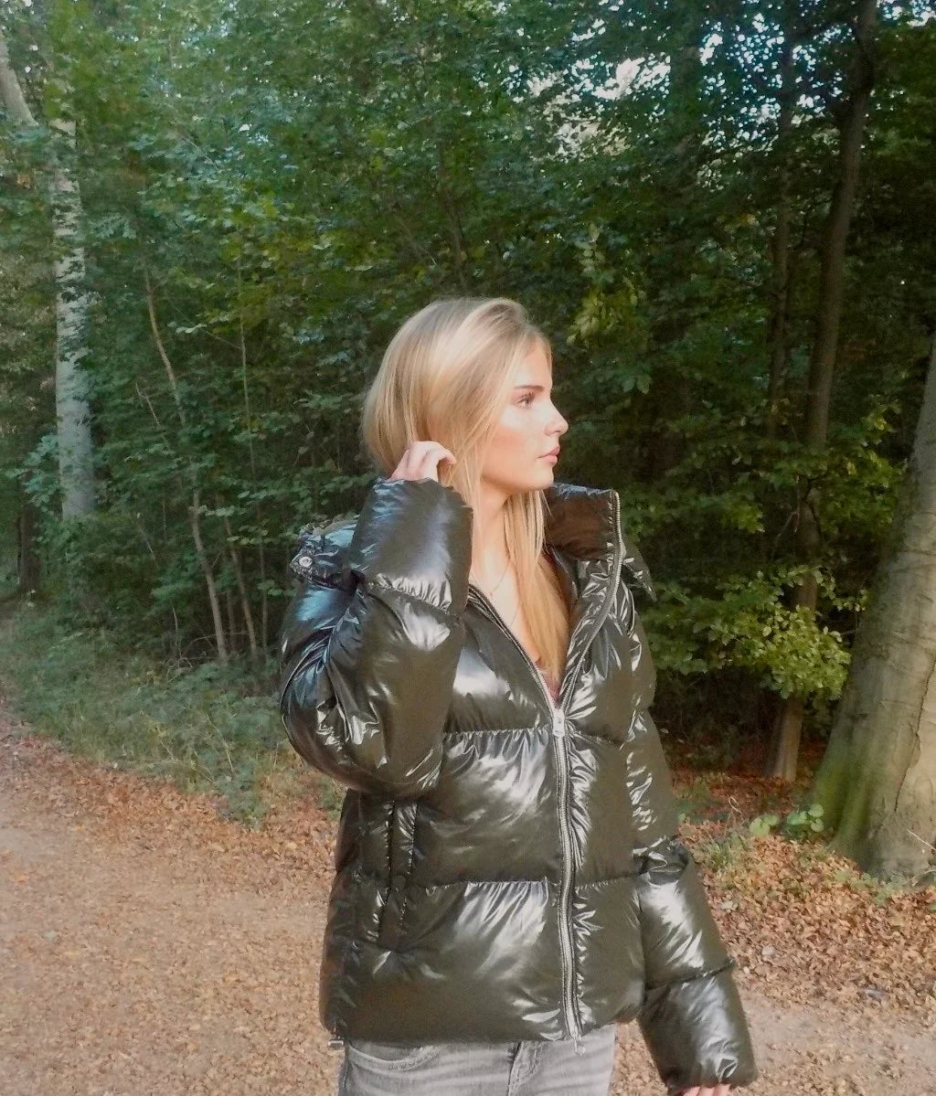 Nelia-Olive Puffer Jacket