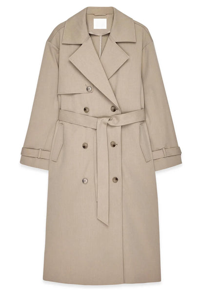 Nelia-Élysée Beige Trench Coat