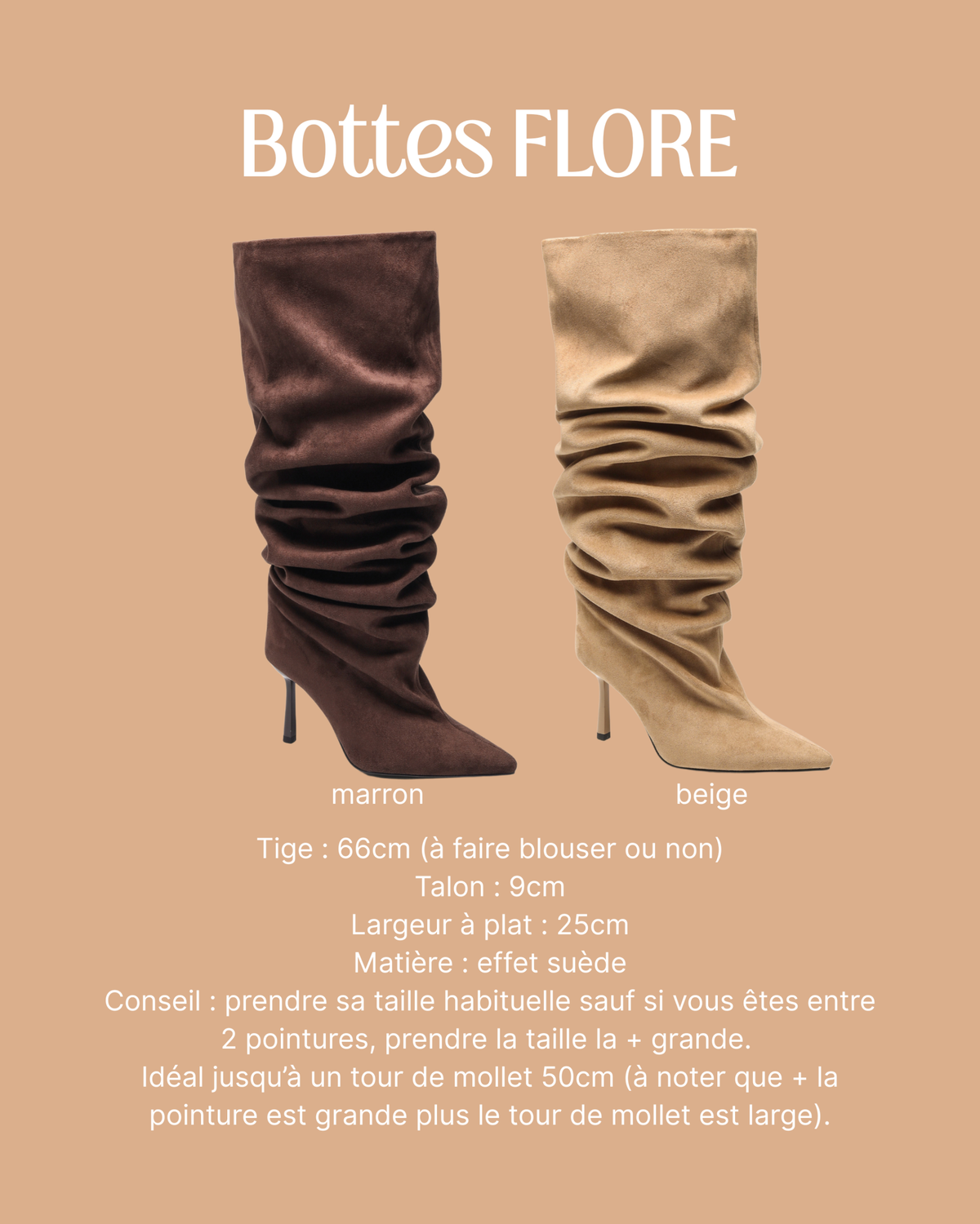 Nelia-Botas anchas plisadas